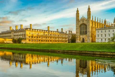 King's College Chapel and the River Cam, Cambridge